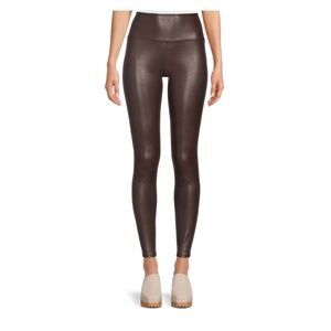 Time and Tru Women’s Brown Faux Leather Leggings Size XL